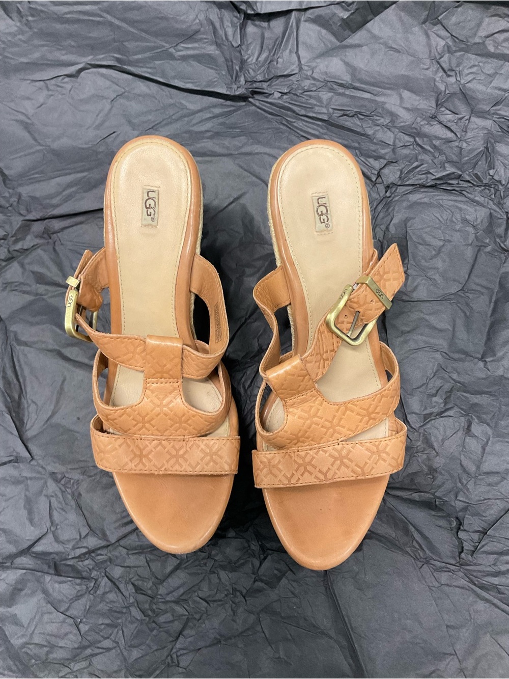 Ugg platform wedge heels